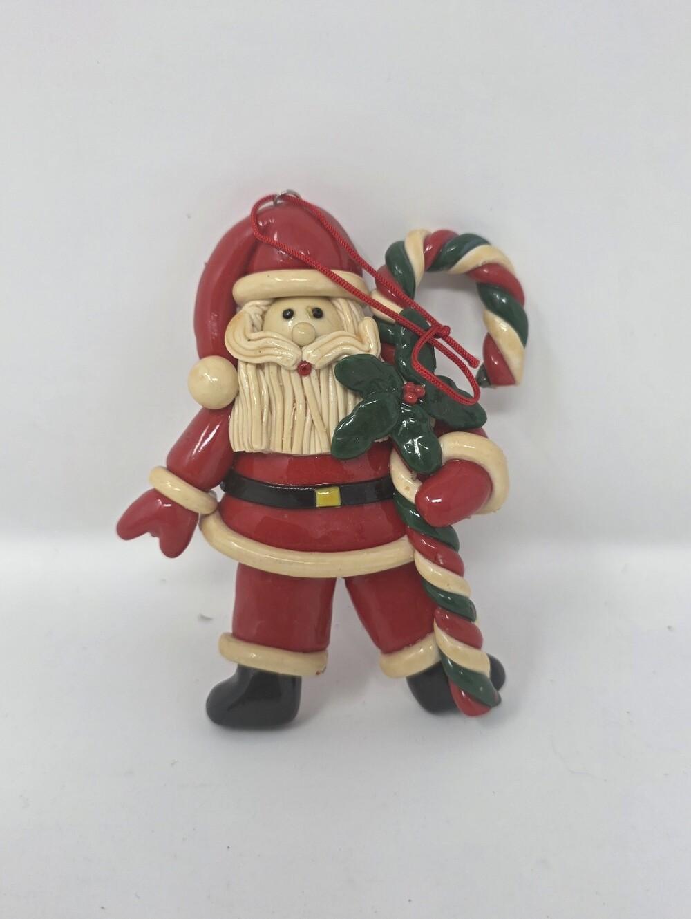 Grandeur Noel - Clay Dough - Christmas Ornaments Santa Claus